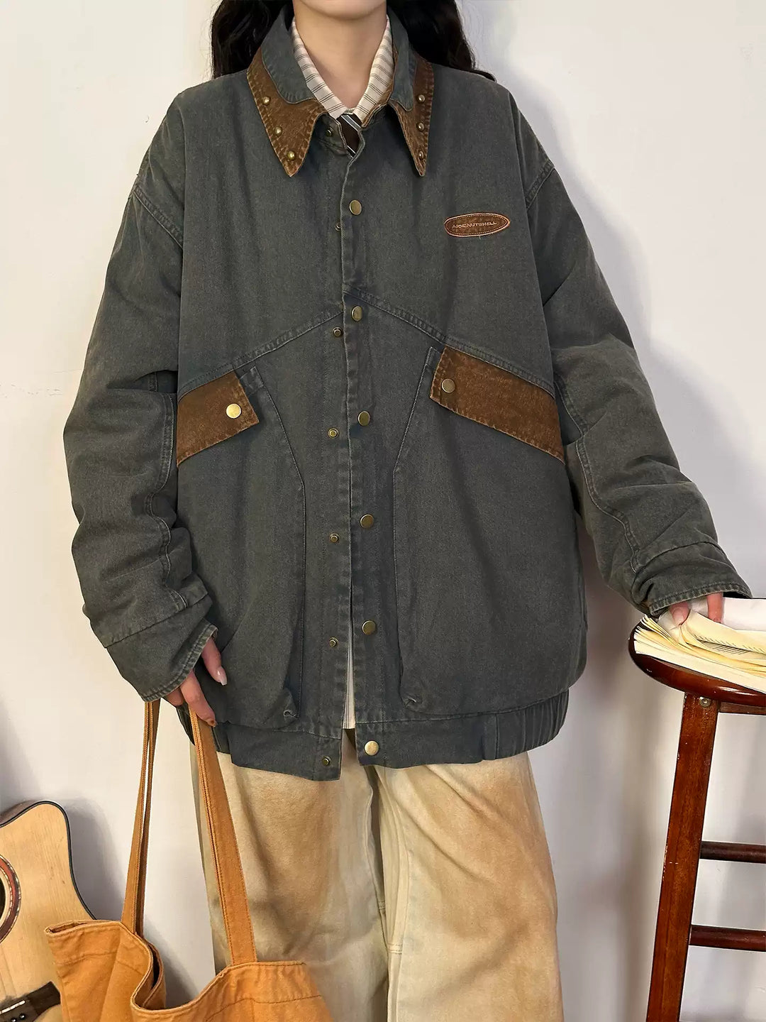 Cinder Oak Splice Field Jacket-Outerwear-ntbhshop