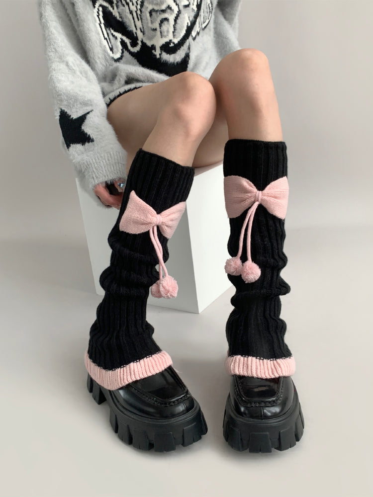 Pink Puff Parade Leg Warmers-ntbhshop