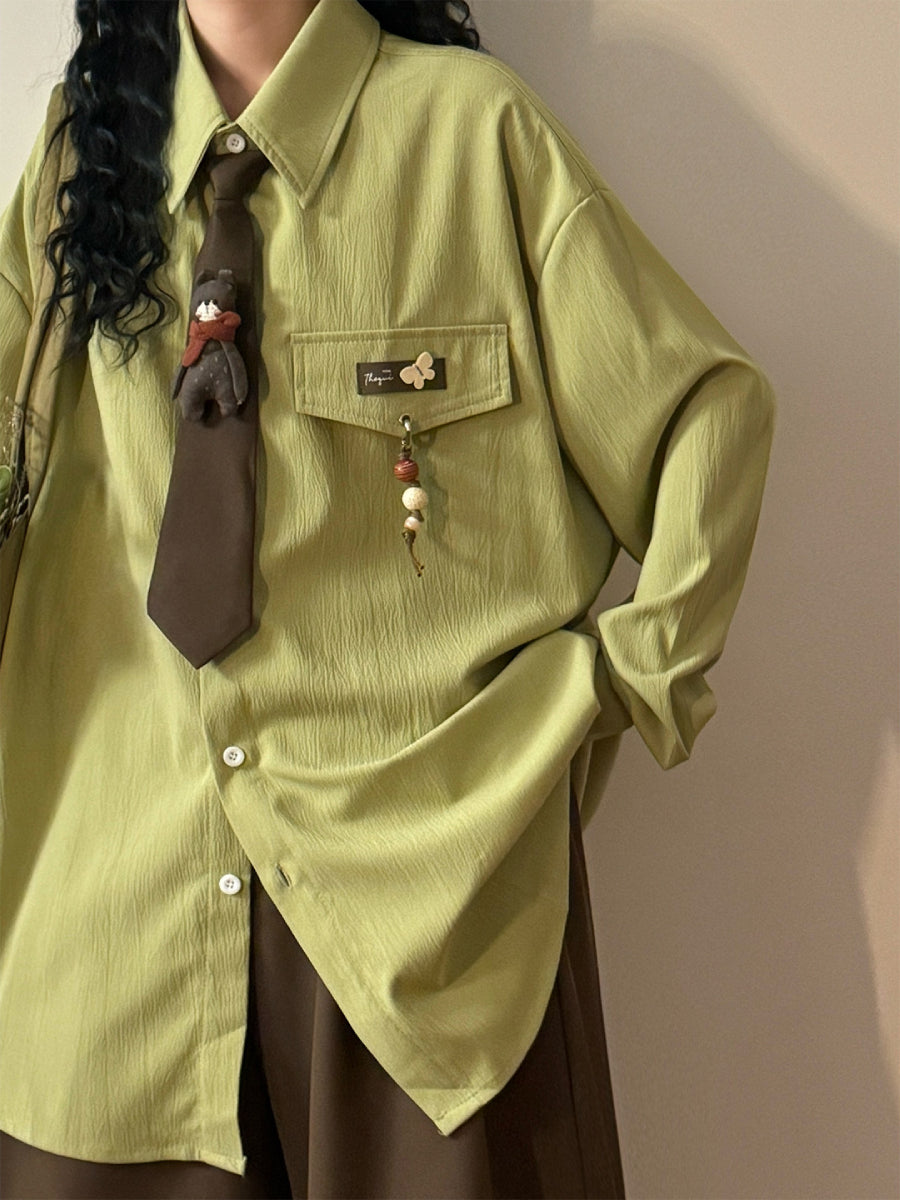 Library Bear Tie Shirts-Tops-ntbhshop