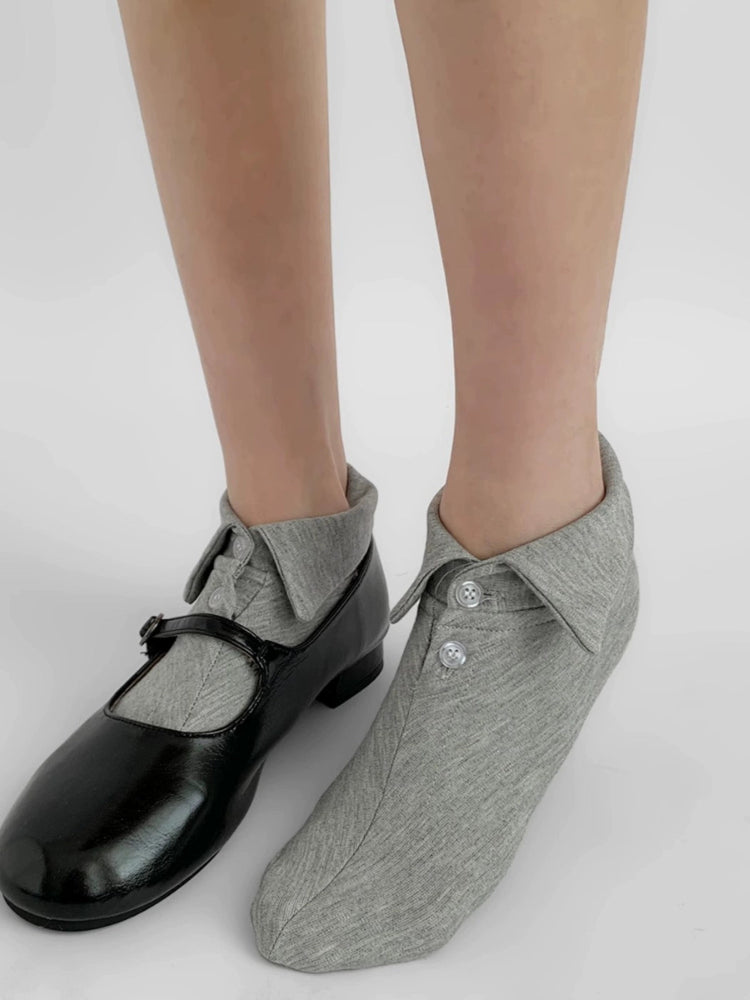 Polo Collar Flip Ankle Socks-ntbhshop