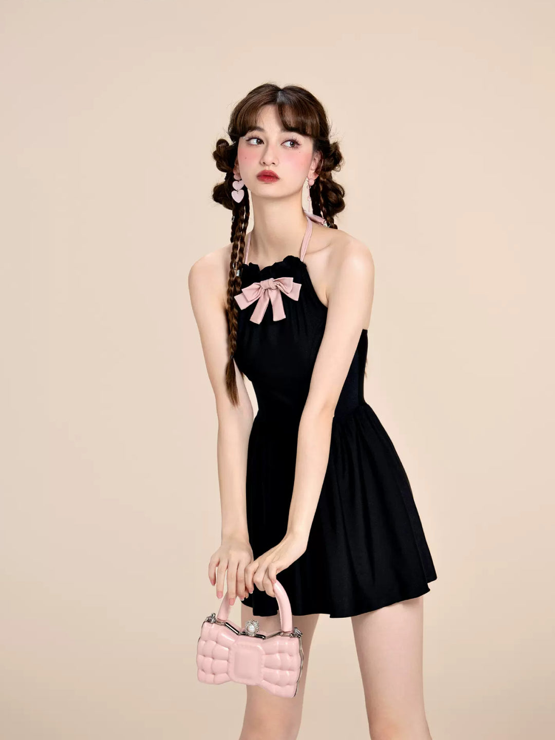 Pure Desire One Piece Halter Swimsuit-ntbhshop