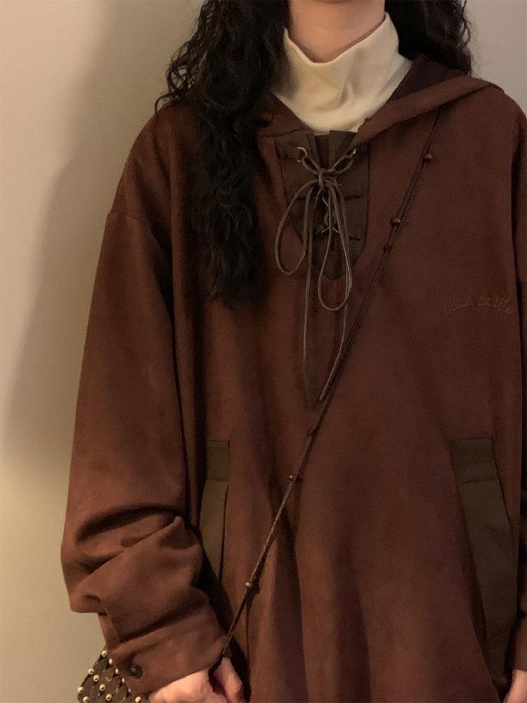 Coffee Wanderer Suede Unisex Hoodie-ntbhshop