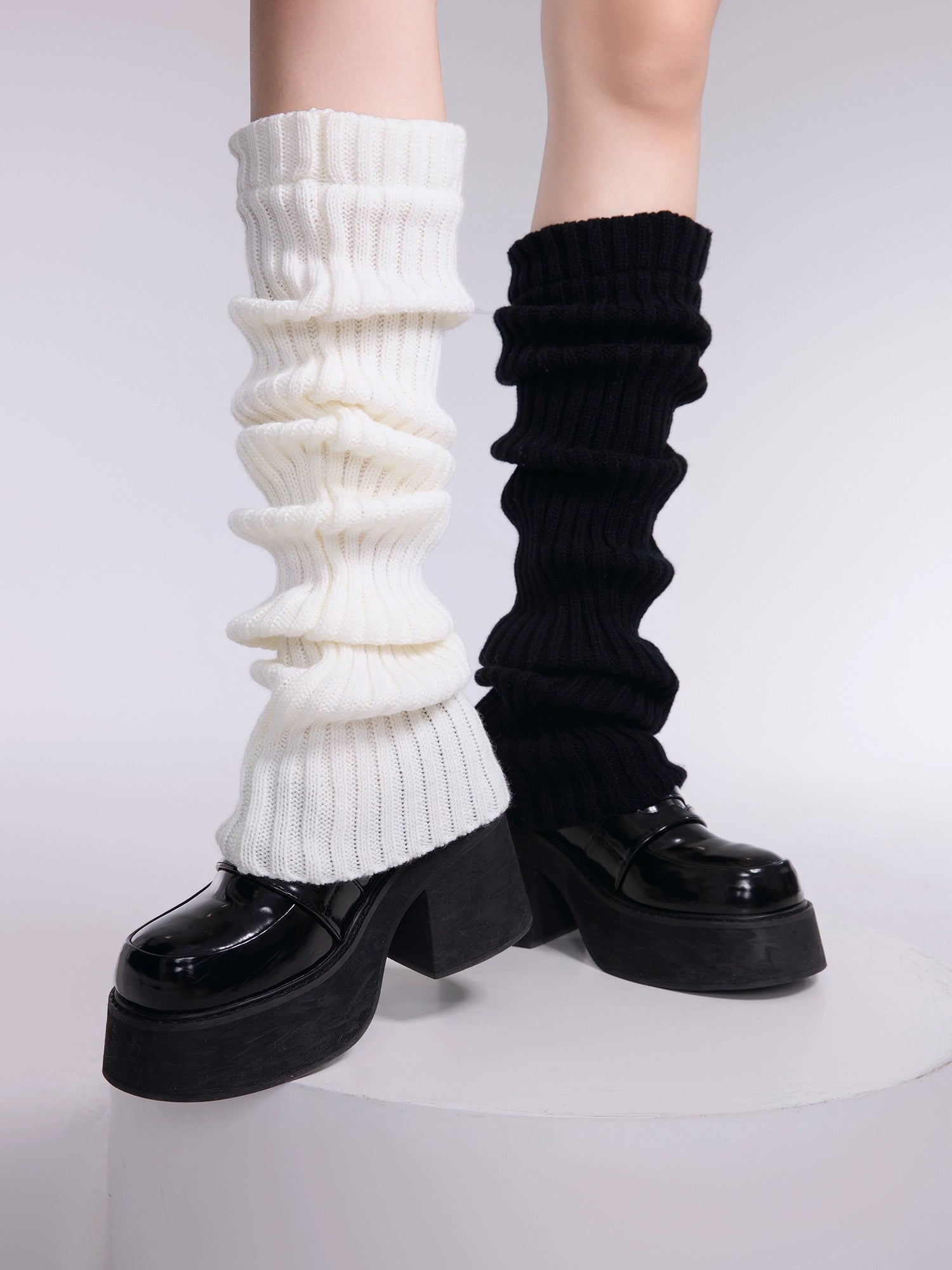 Knee Kissed Japanese Cute Girl JK Uniform Leg Warmers-ntbhshop