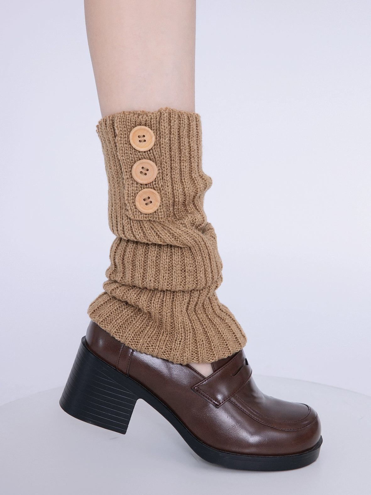 Button Charm Leg Warmers-ntbhshop
