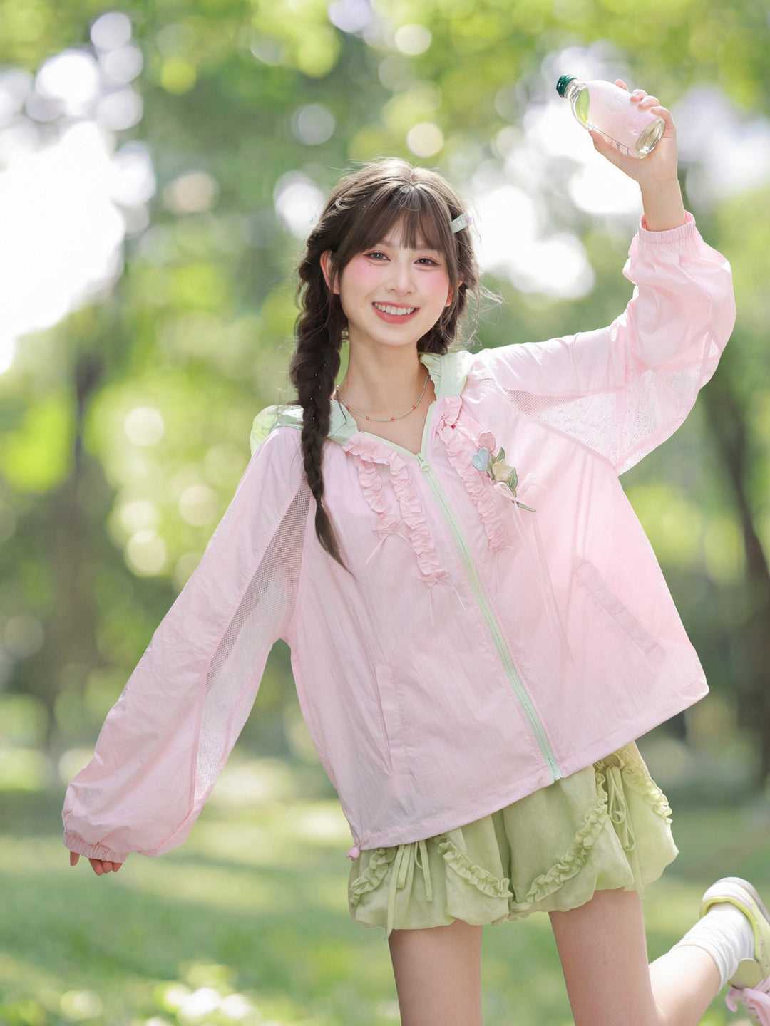 Tulip Bubble Hooded Sun Jacket-Outerwear-ntbhshop