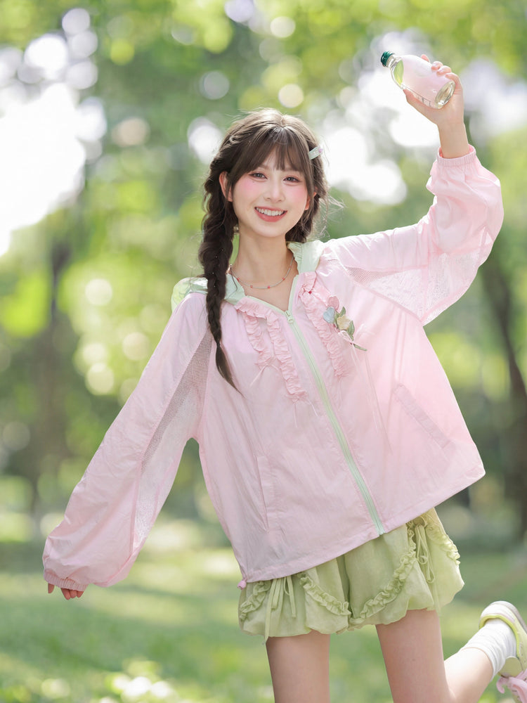 Tulip Bubble Hooded Sun Jacket-Outerwear-ntbhshop