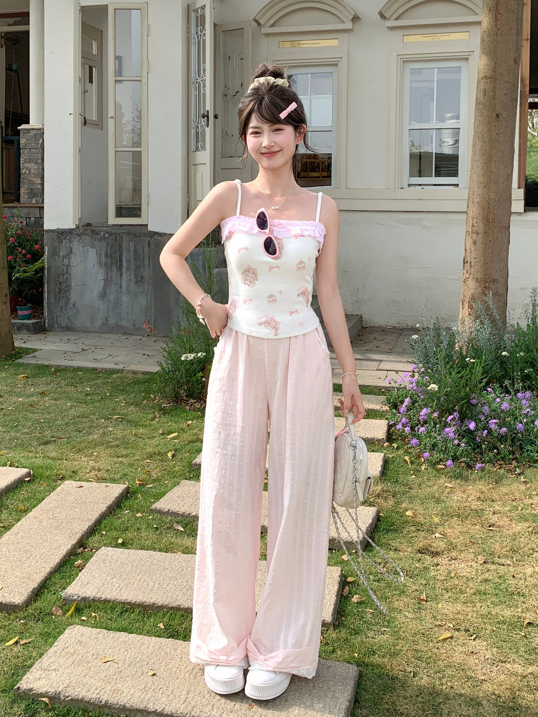 Berry Bunny Rib Cami-Tops-ntbhshop