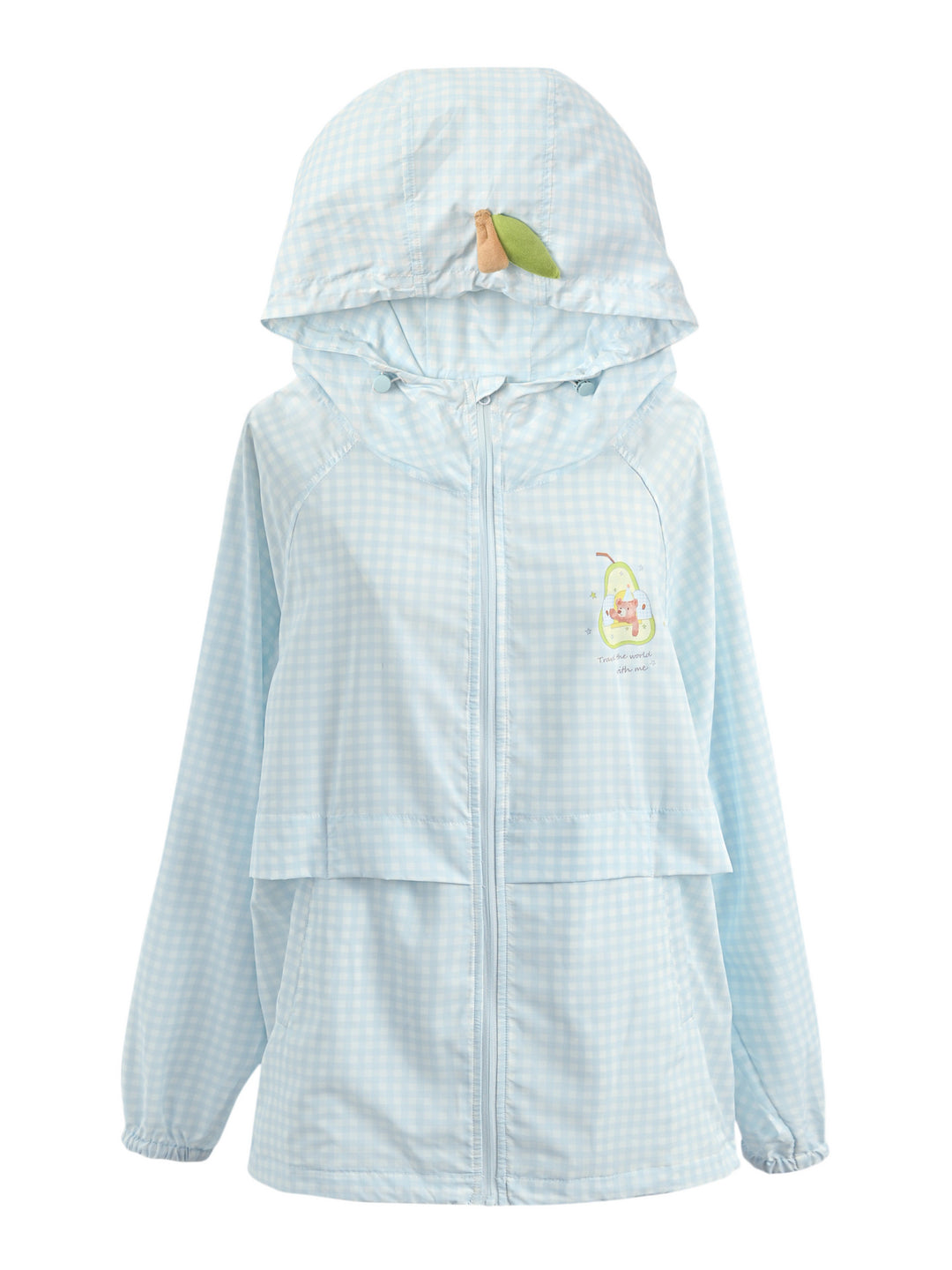 Pear Dream Gingham Sun Jacket-Outerwear-ntbhshop