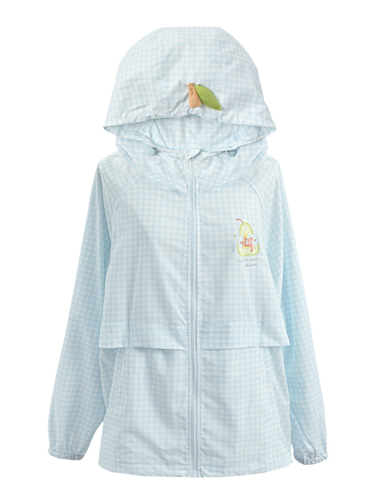 Pear Dream Gingham Sun Jacket-Outerwear-ntbhshop