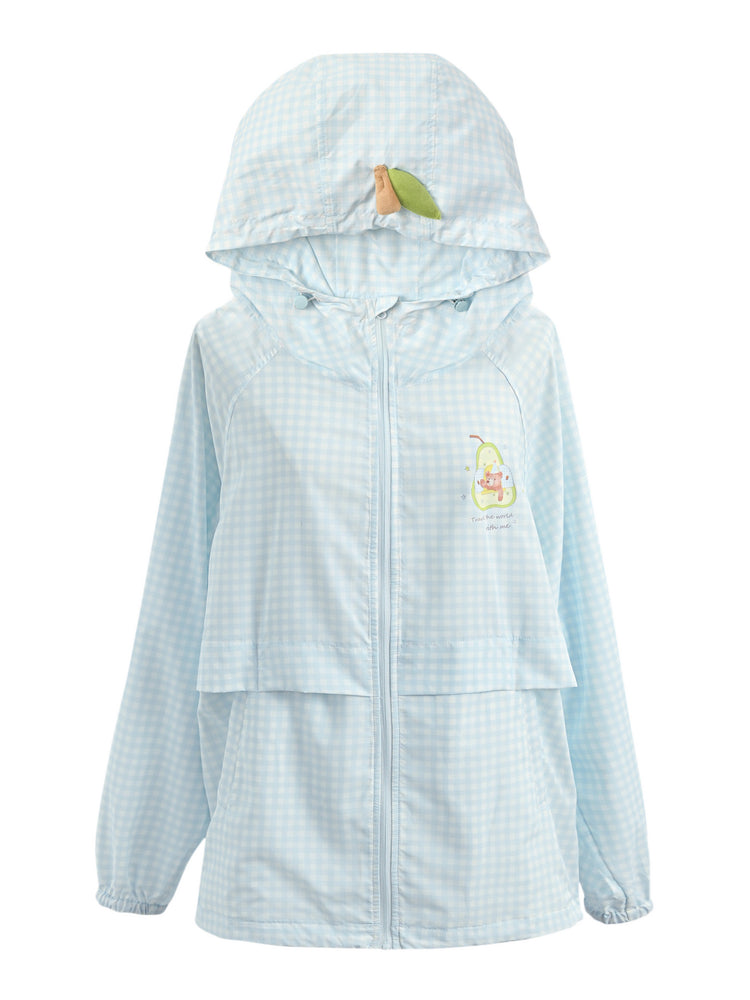 Pear Dream Gingham Sun Jacket-Outerwear-ntbhshop