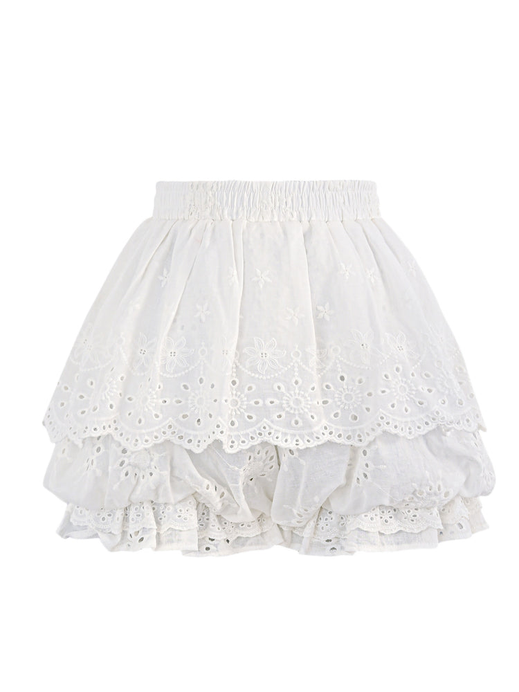 Bloom Lace Cotton Pettipants-Bottoms-ntbhshop
