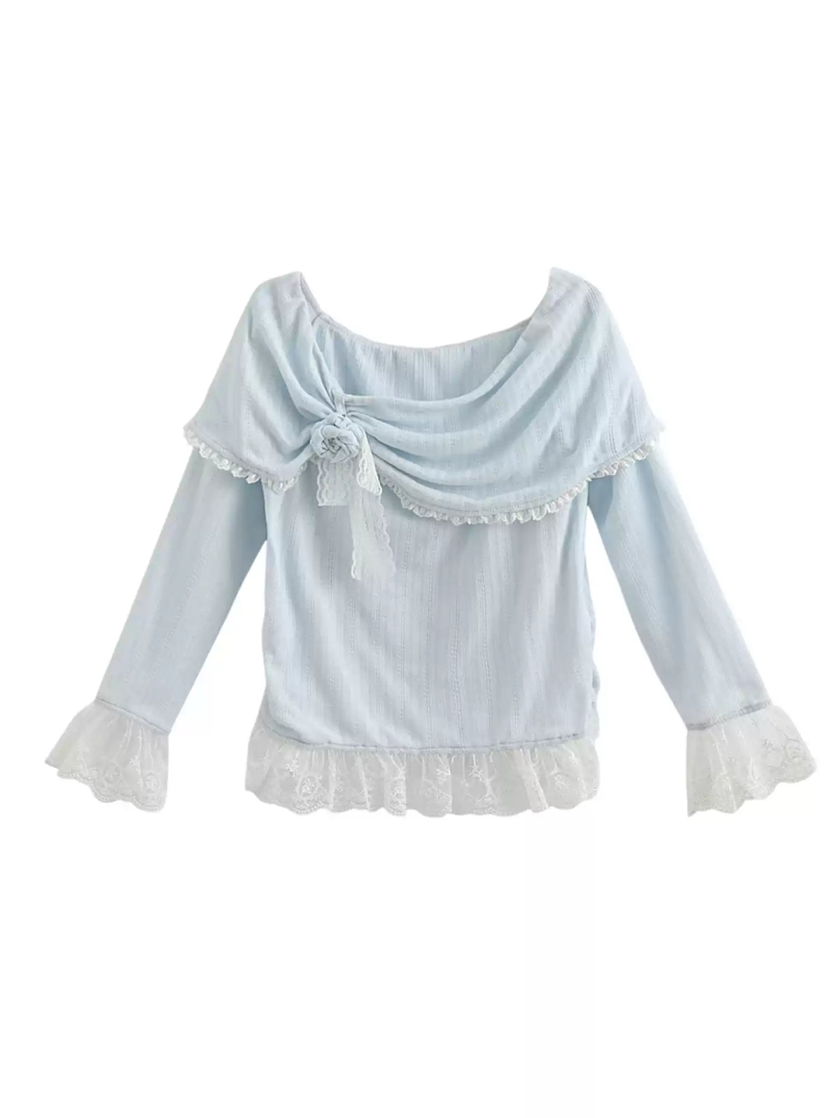 Cloud Garden Off Shoulder Top-Tops-ntbhshop