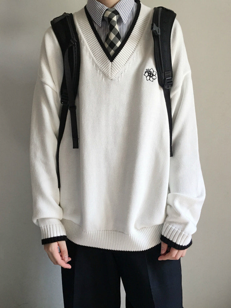 Haru JK DK Uniform Knit Sweaters-ntbhshop