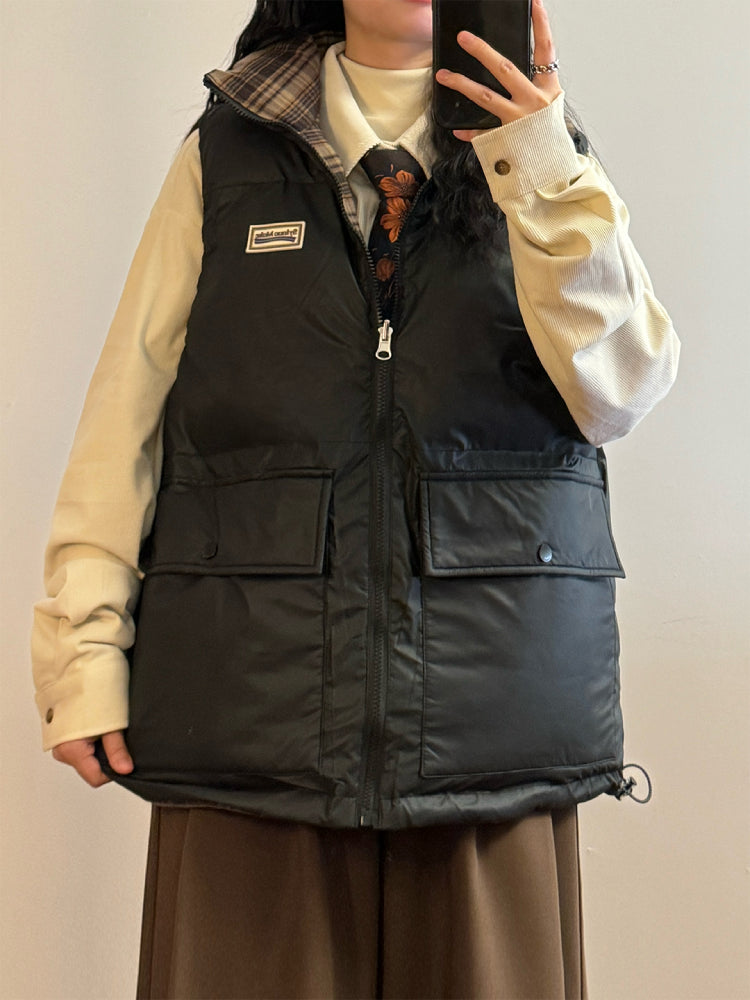 Wanderers Reversible Puffer Vests-ntbhshop