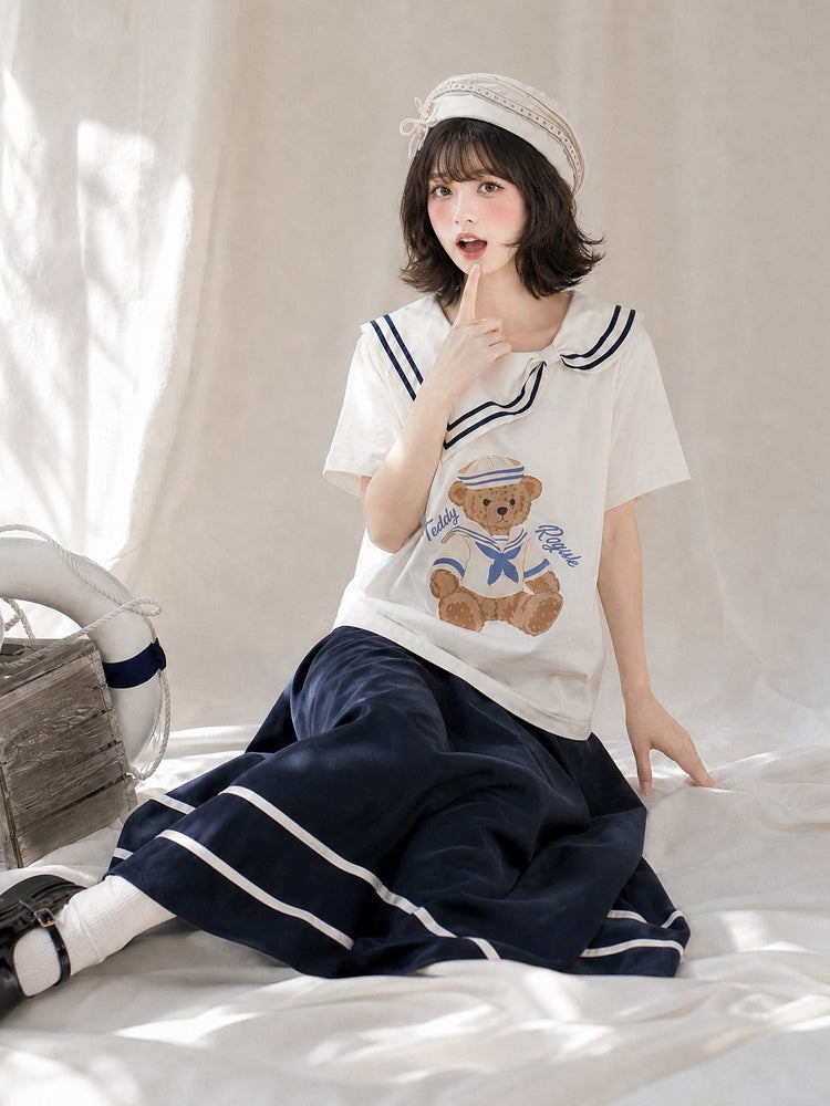 Teddy Royale Sailor Tee-Tops-ntbhshop
