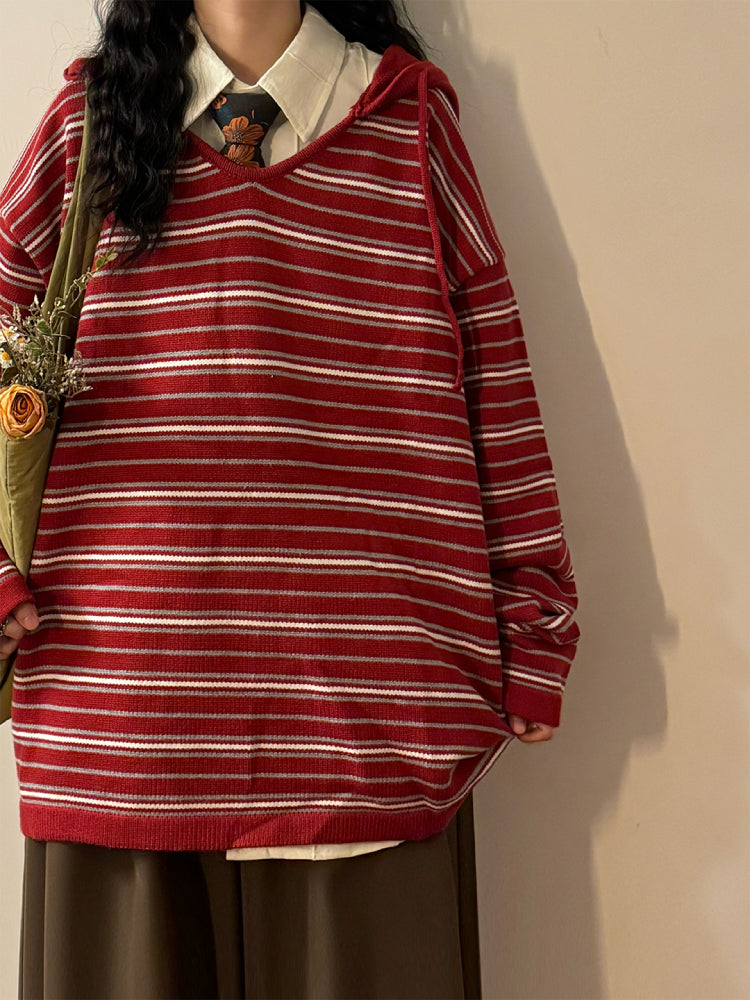 Maple Lane Campus Knit Hoodies-ntbhshop