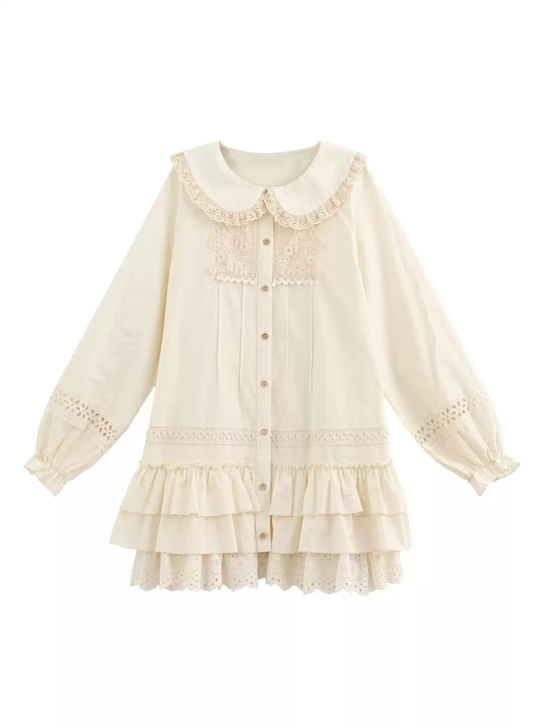 Mori Lace Cotton Doll Dress-Dresses-ntbhshop