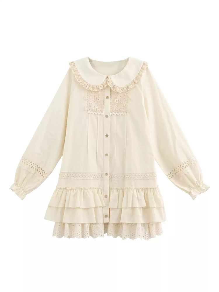 Mori Lace Cotton Doll Dress-Dresses-ntbhshop