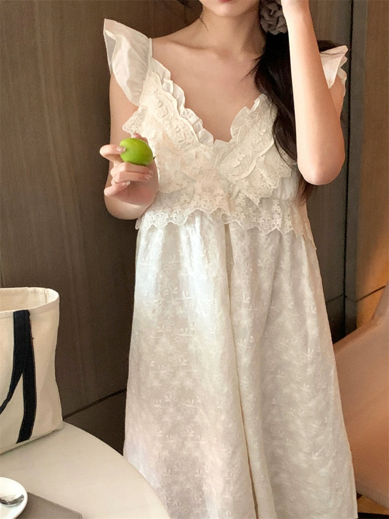 Dreamy Court Lace Pajama Set & Nightdress-ntbhshop