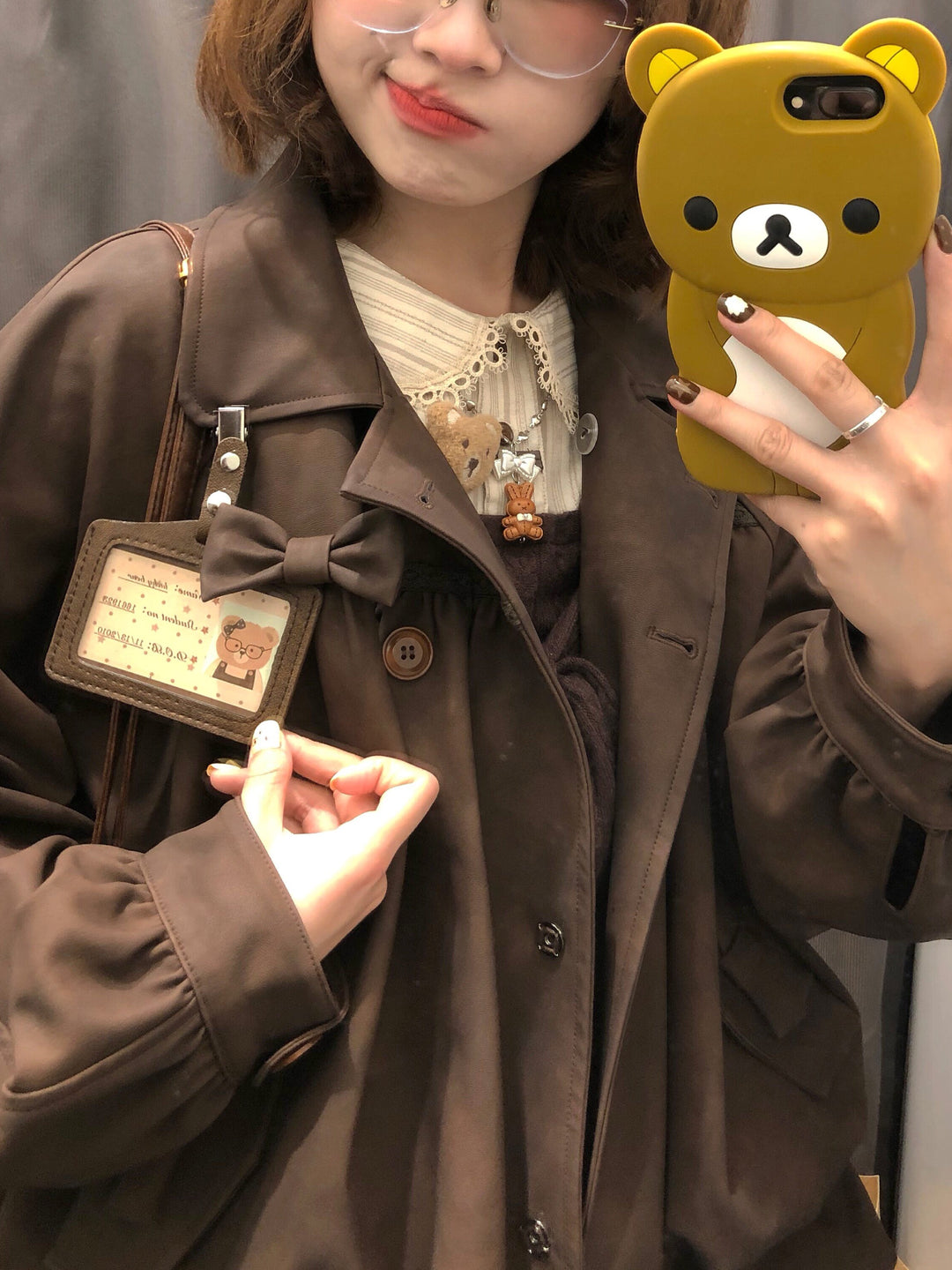 Chestnut Milk Leather Jacket-Outerwear-ntbhshop