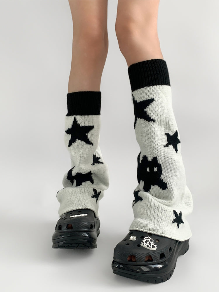 Dual Persona Knit Leg Warmers-ntbhshop