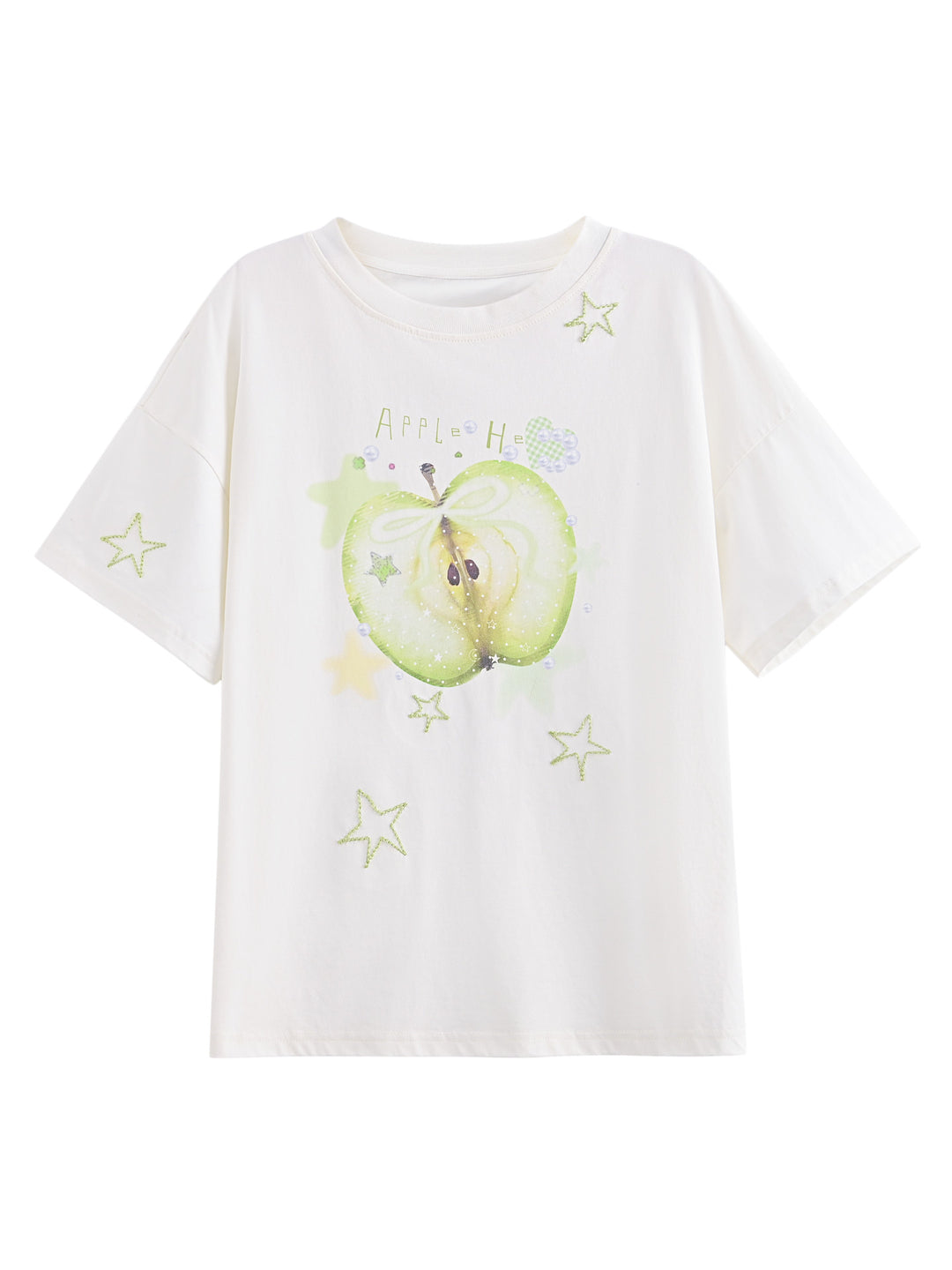 Green Apple Daydream Tees-Tops-ntbhshop