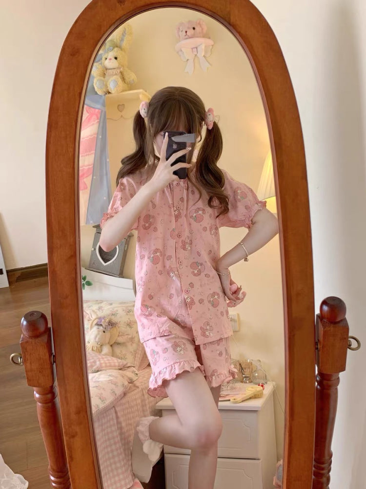Sweet Melody Cotton Pajama Setss-ntbhshop