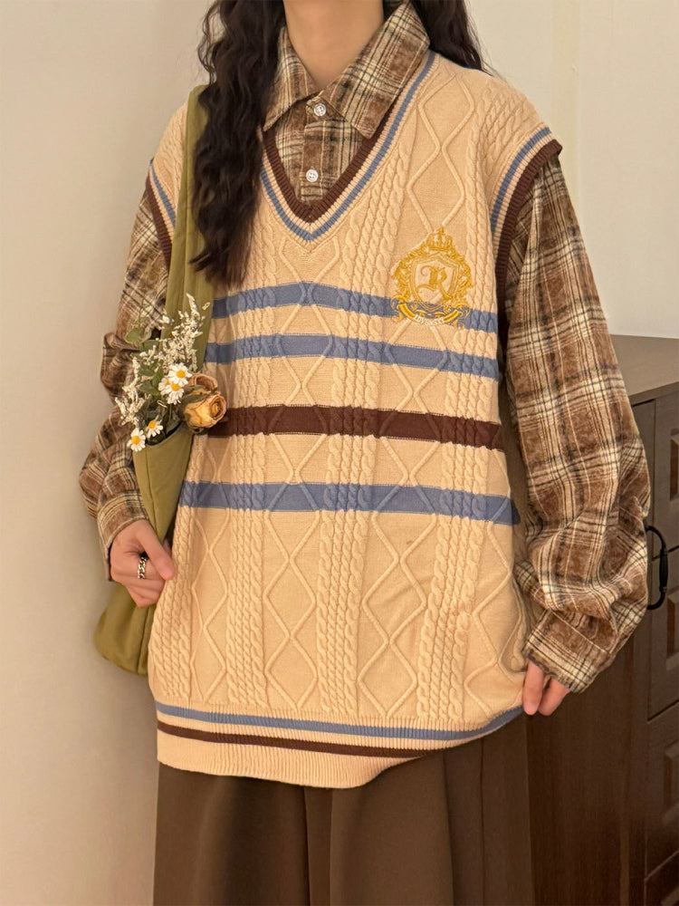 Birchwood House Faux Two-Piece Tops-ntbhshop