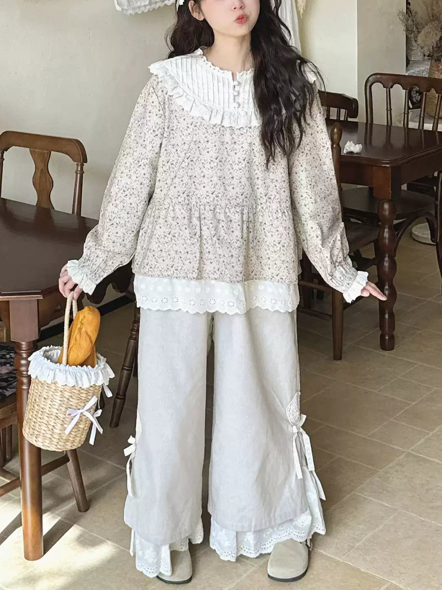 Soft Lotus Mori Cropped Pants-Bottoms-ntbhshop