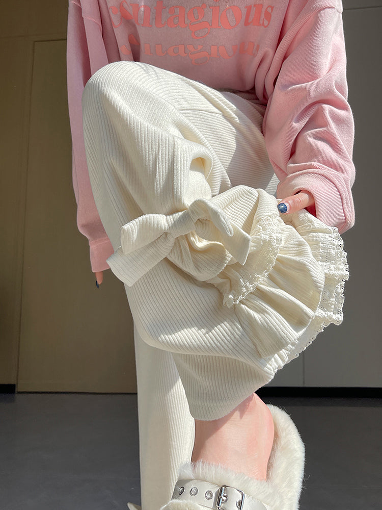 Ribbon Lace Dream Pants-ntbhshop
