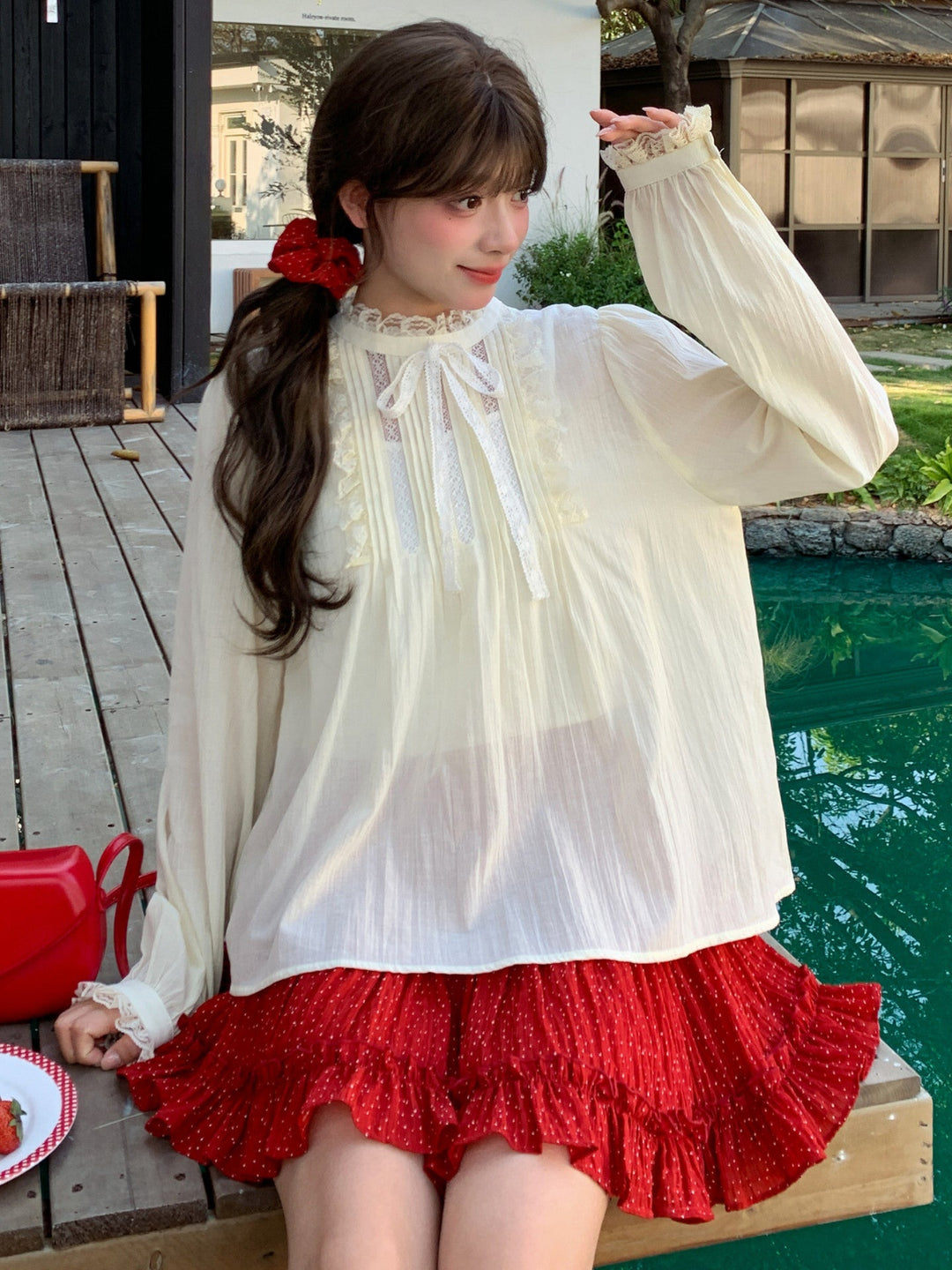 Whisper Story Chiffon Cami & Blouse