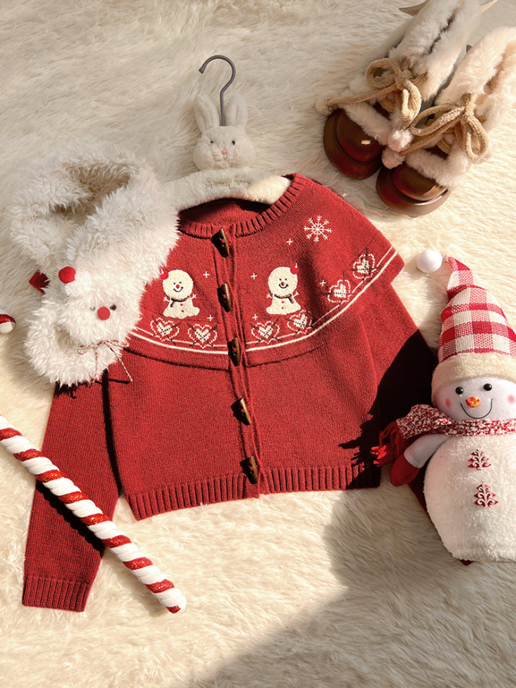 Snowball Christmas Vintage Knit Set-Outerwear-ntbhshop