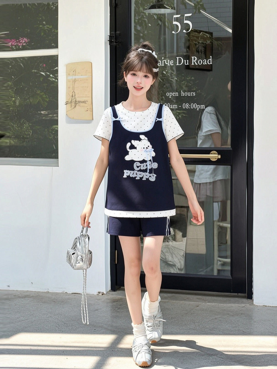 Marina Sport Cotton Shorts-Bottoms-ntbhshop