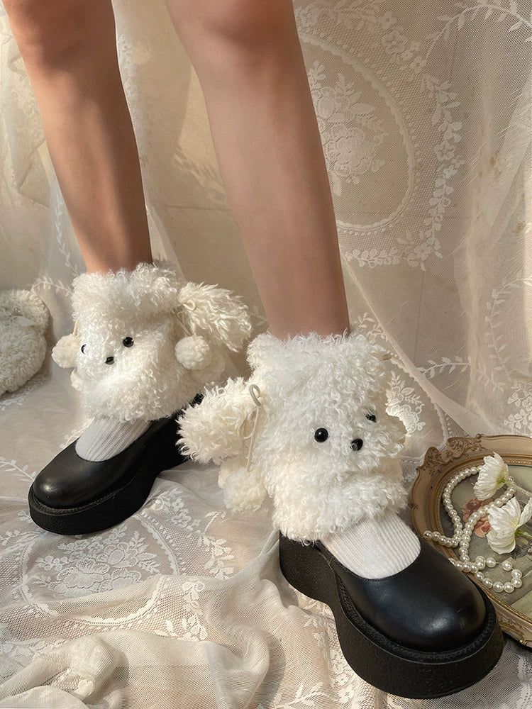Fluffy Puppy Leg Warmers-ntbhshop