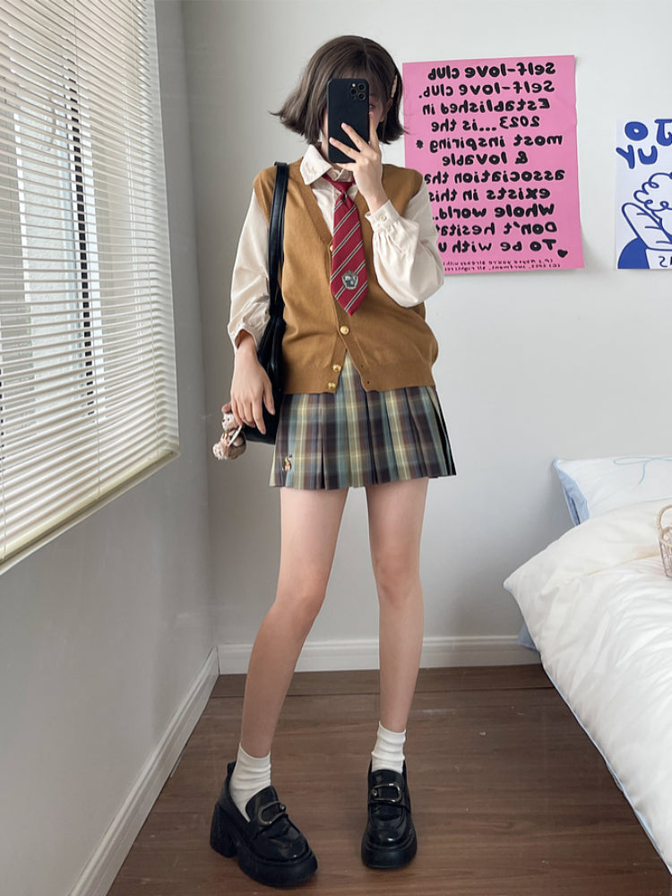 Flash Sloth JK Uniform Skirts-ntbhshop