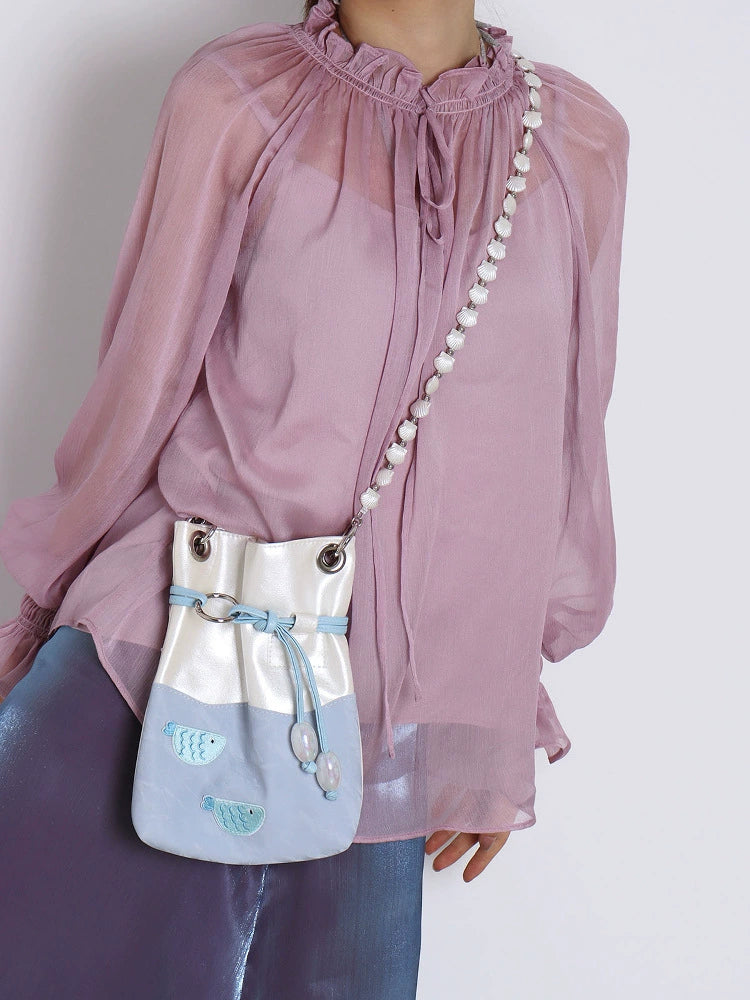 Satin Fishbowl Crossbody Bag-ntbhshop