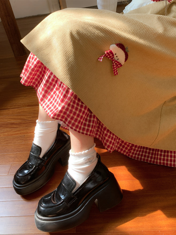 Cinnamon Orchard Corduroy Skirt-ntbhshop