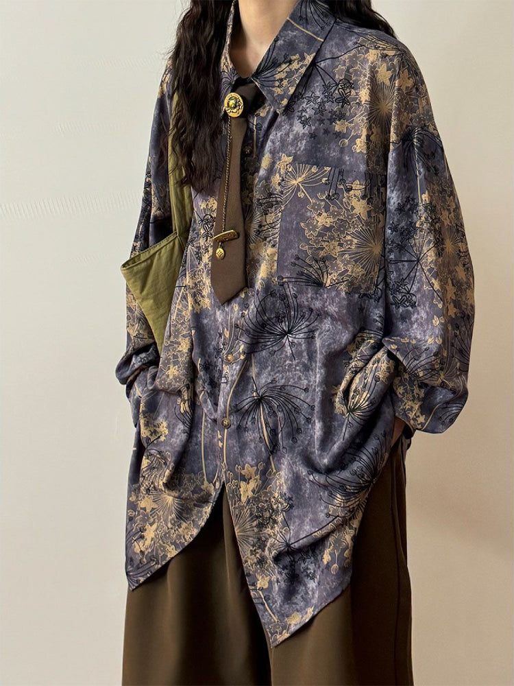 Twilight Dandelion Unisex Shirts with Ties-ntbhshop