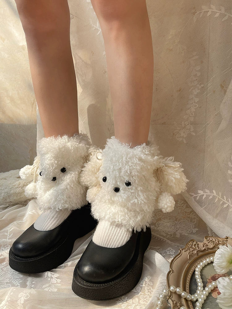 Fluffy Puppy Leg Warmers-ntbhshop