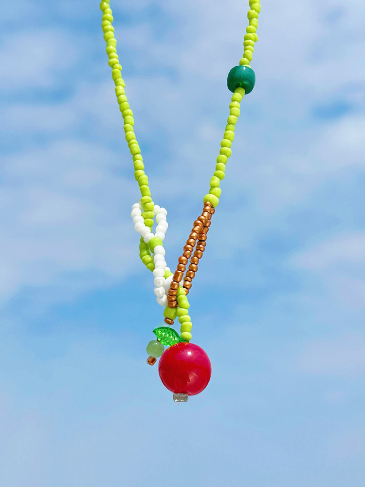 Fruit Pop Star Beaded Necklaces-ntbhshop