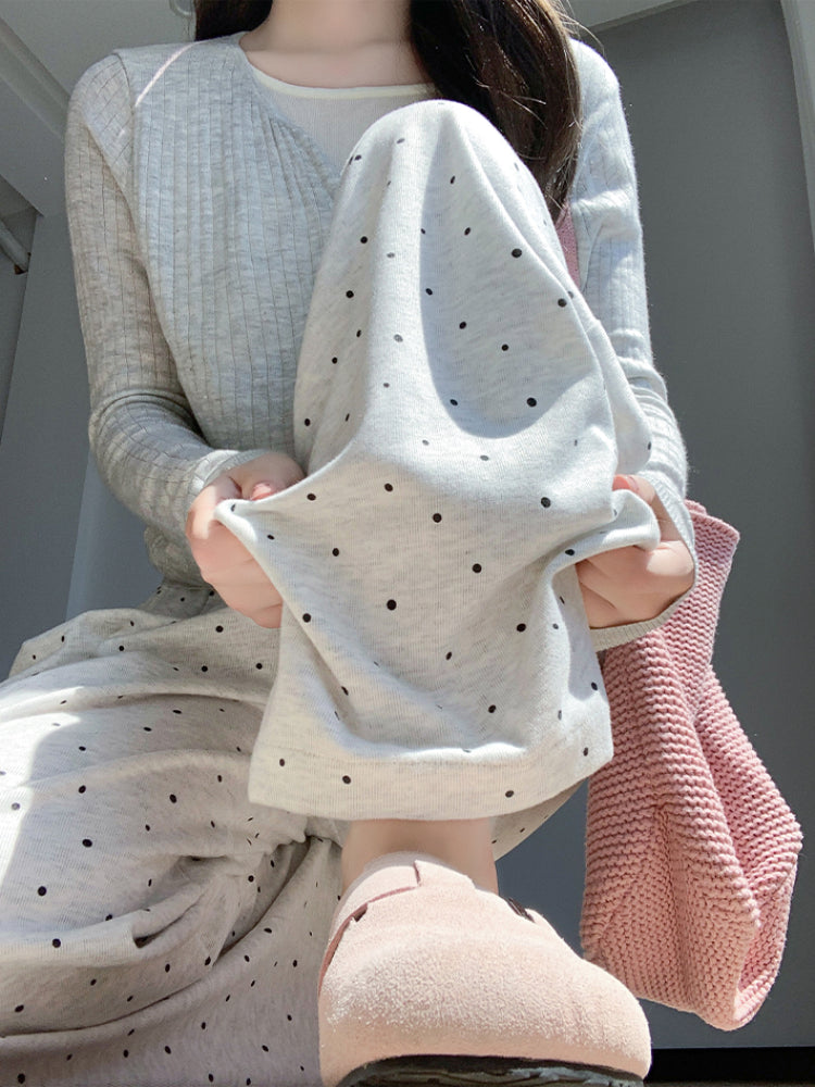 Milky Dot Cloud Lounge Pants-ntbhshop