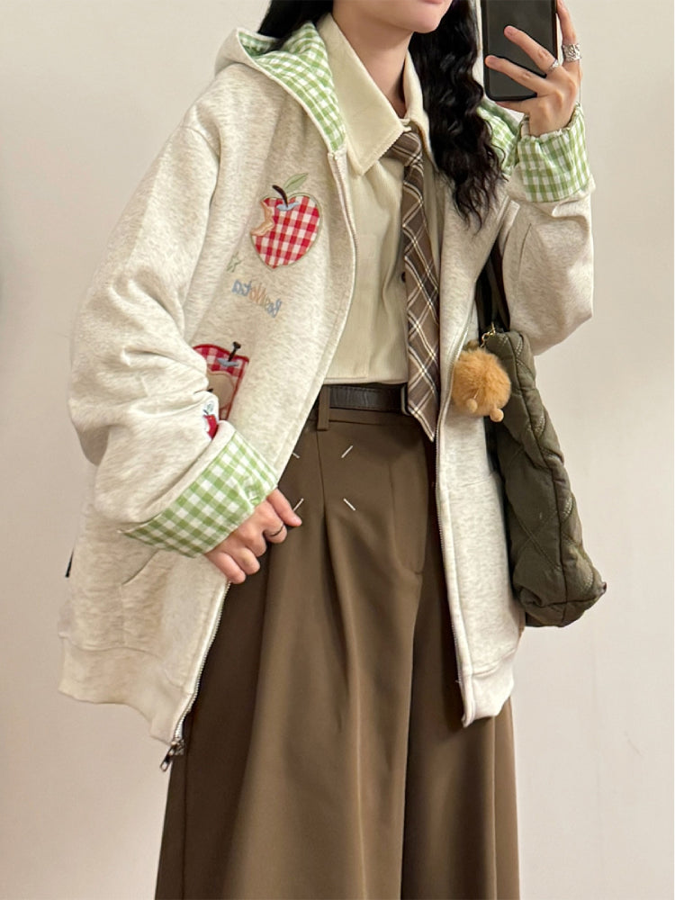 Apple Picnic Whimsy Hooded Jackets-ntbhshop
