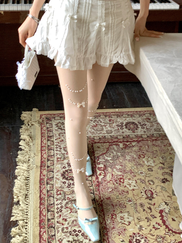 Angel Glow Celestial Pearl Tights-ntbhshop