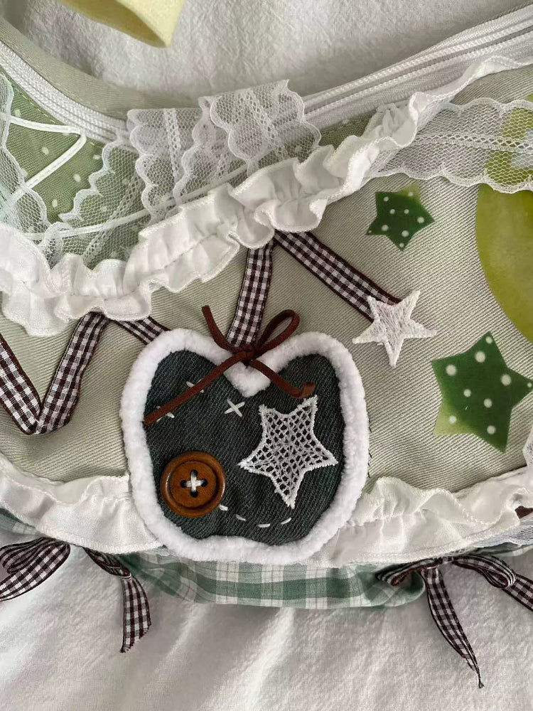 Bunny Ear Patchwork Crescent Bags-ntbhshop