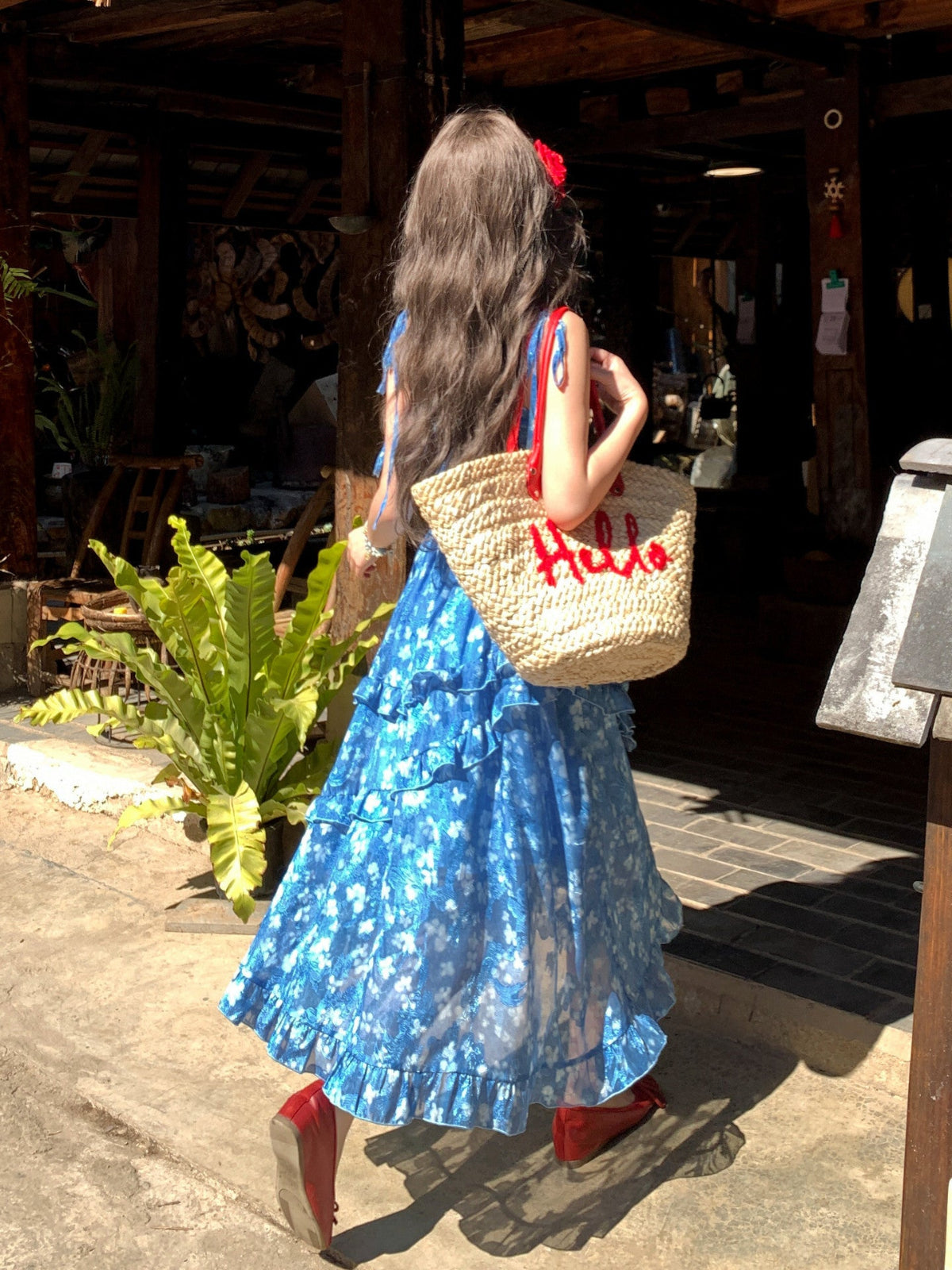 Bluebell Breeze Floral Sundress-Dresses-ntbhshop