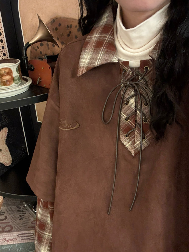 Plaid Sketch Unisex Layer Sweatshirt-ntbhshop