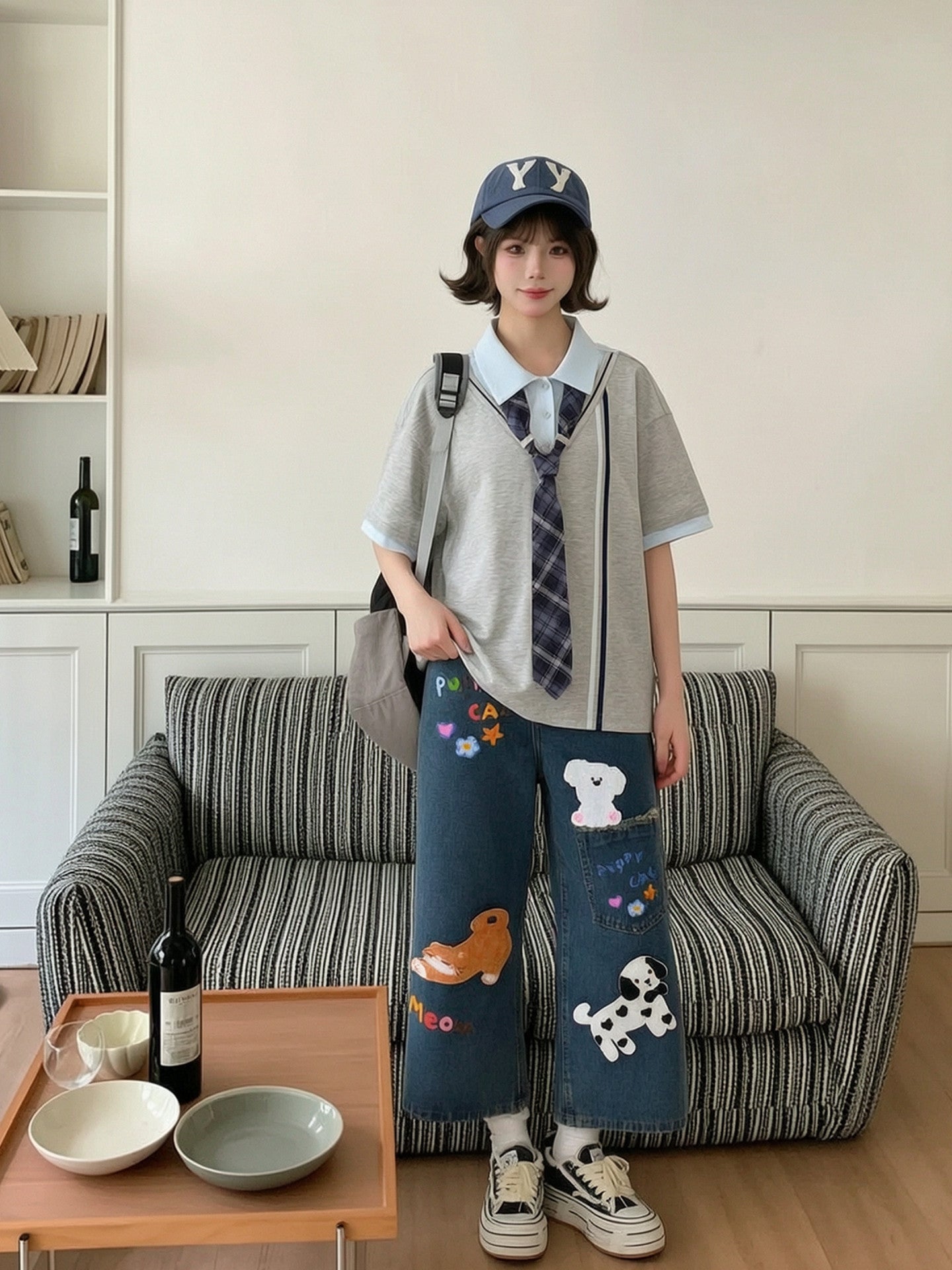 Campus Club Tie Polo-Tops-ntbhshop