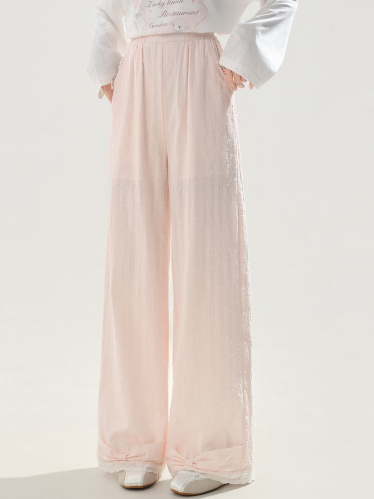 Blush Bloom Cotton Pants-Bottoms-ntbhshop