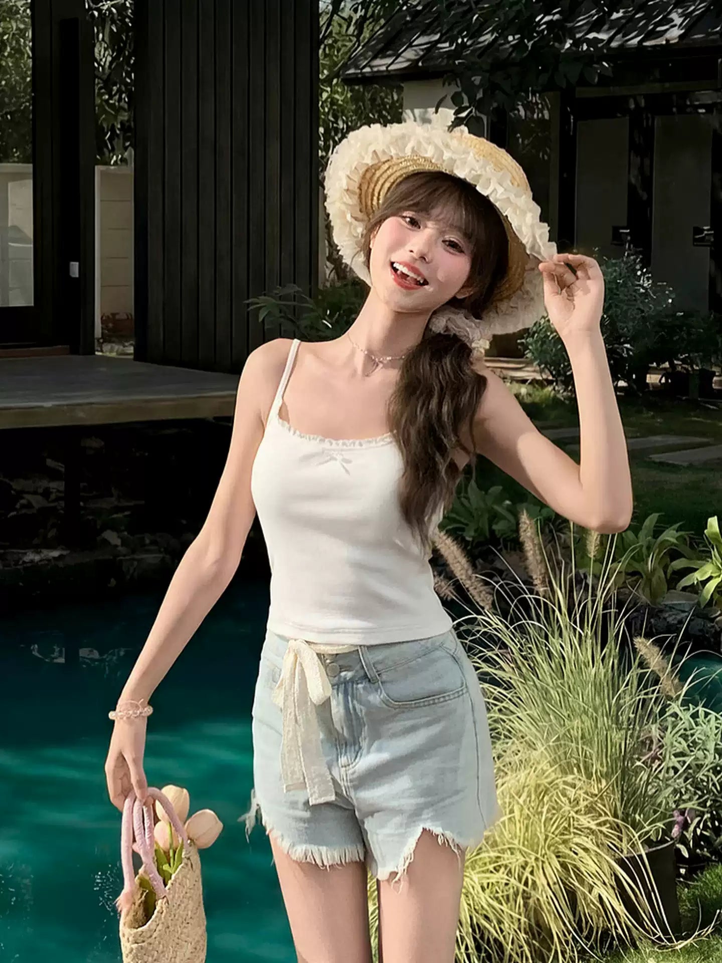 Milk Break Rib Cami-Tops-ntbhshop