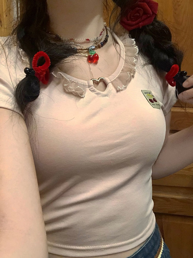 Heart Hollow Dopamine Crop Tops-ntbhshop